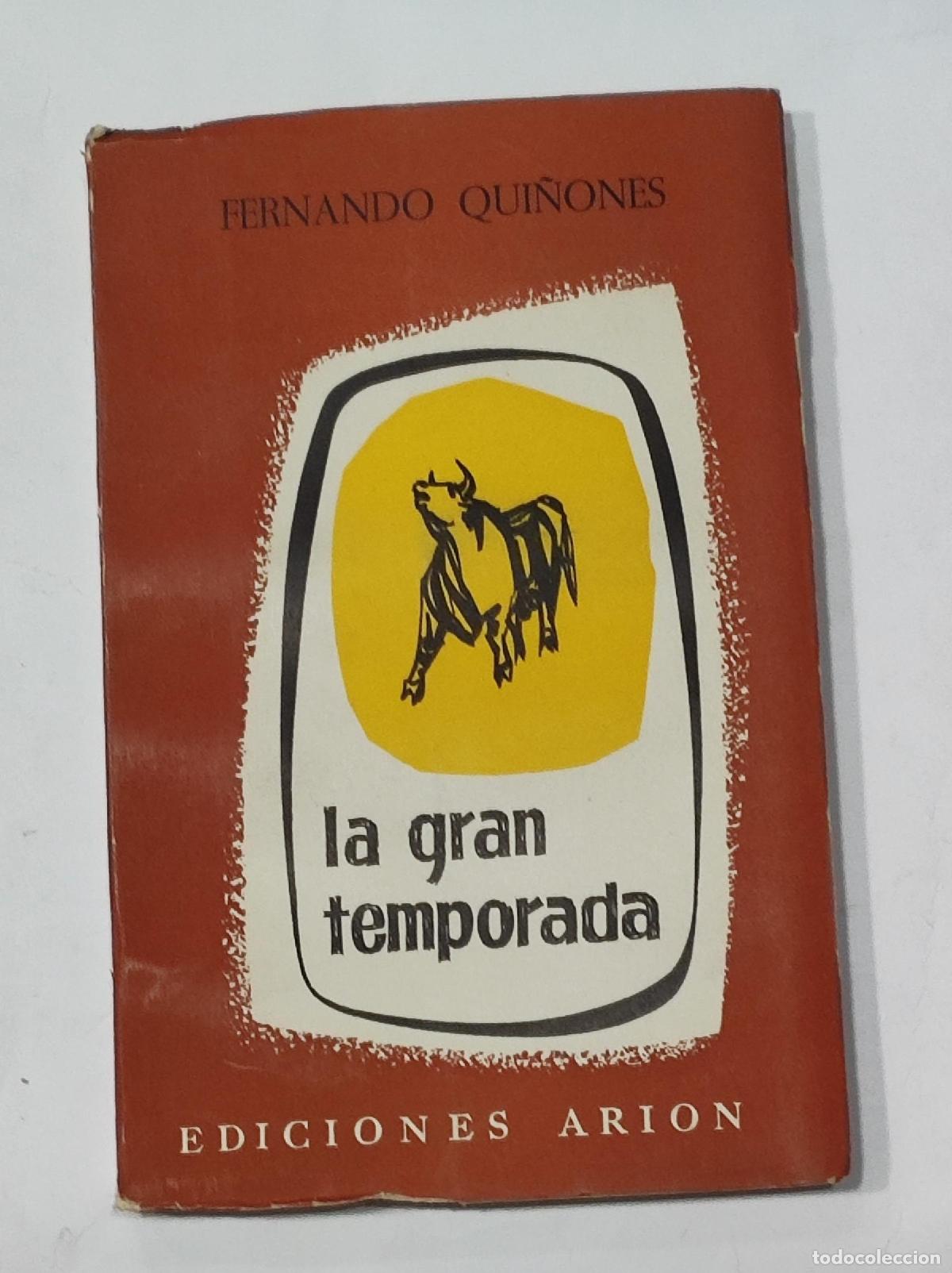 Libros: QUI&Ntilde;ONES, Fernando. - La gran temporada. - Foto 1