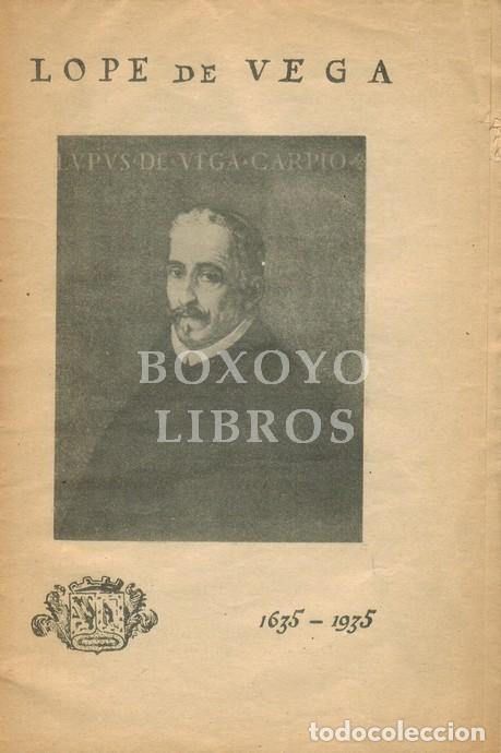 Libros: Lope de Vega (1635-1935) - Foto 1
