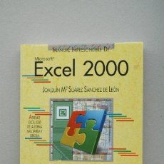 Libros: EXCEL 2000 (”MANUAL IMPRESCINDIBLE”) (MANUALES IMPRESCINDIBLES) (9788441509047). Lote 365477371