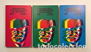 Libros: La interpretaci&oacute;n de los sue&ntilde;os. 3 Tomos - Freud, Sigmund - Foto 1