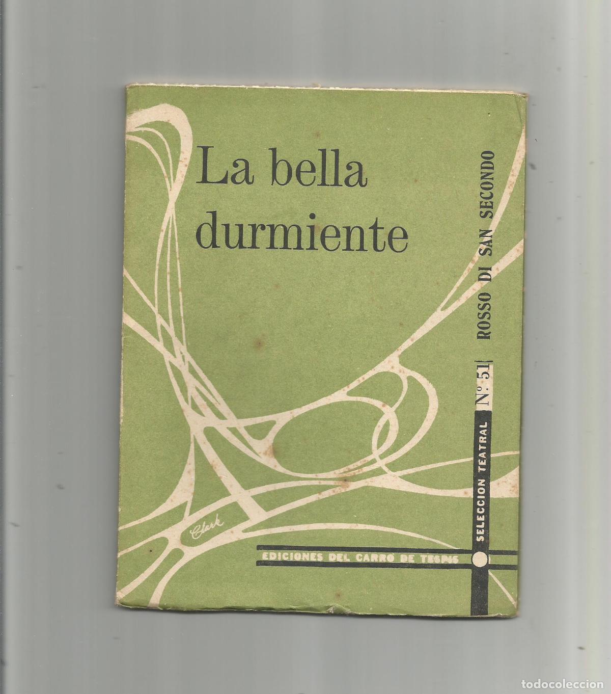 Libros: La bella durmiente. - ROSSO DI SAN SECONDO, Pier Maria: - Foto 1