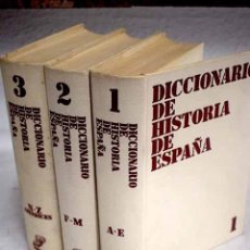 Libros: DICCIONARIO DE HISTORIA DE ESPAÑA. Lote 365929626