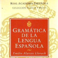 Libros: GRAMÁTICA DE LA LENGUA ESPAÑOLA - ALARCOS LLORACH, EMILIO. Lote 365948896