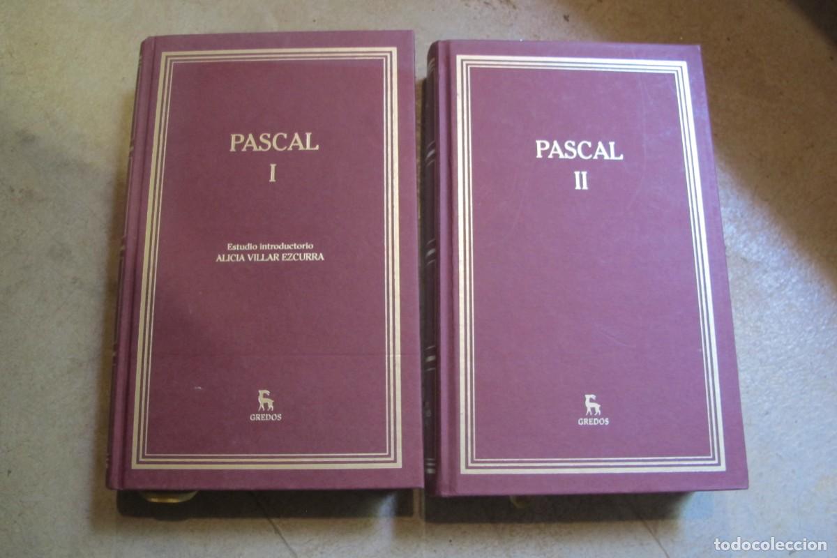 Libros: PASCAL I , II GREDOS GRANDES PENSADORES - Foto 1