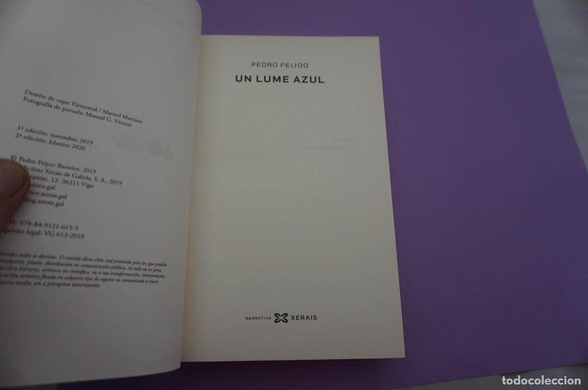 Libros: 15E/ UN LUME AZUL - PEDRO FEIJOO / XERAIS EDITOR - Foto 2