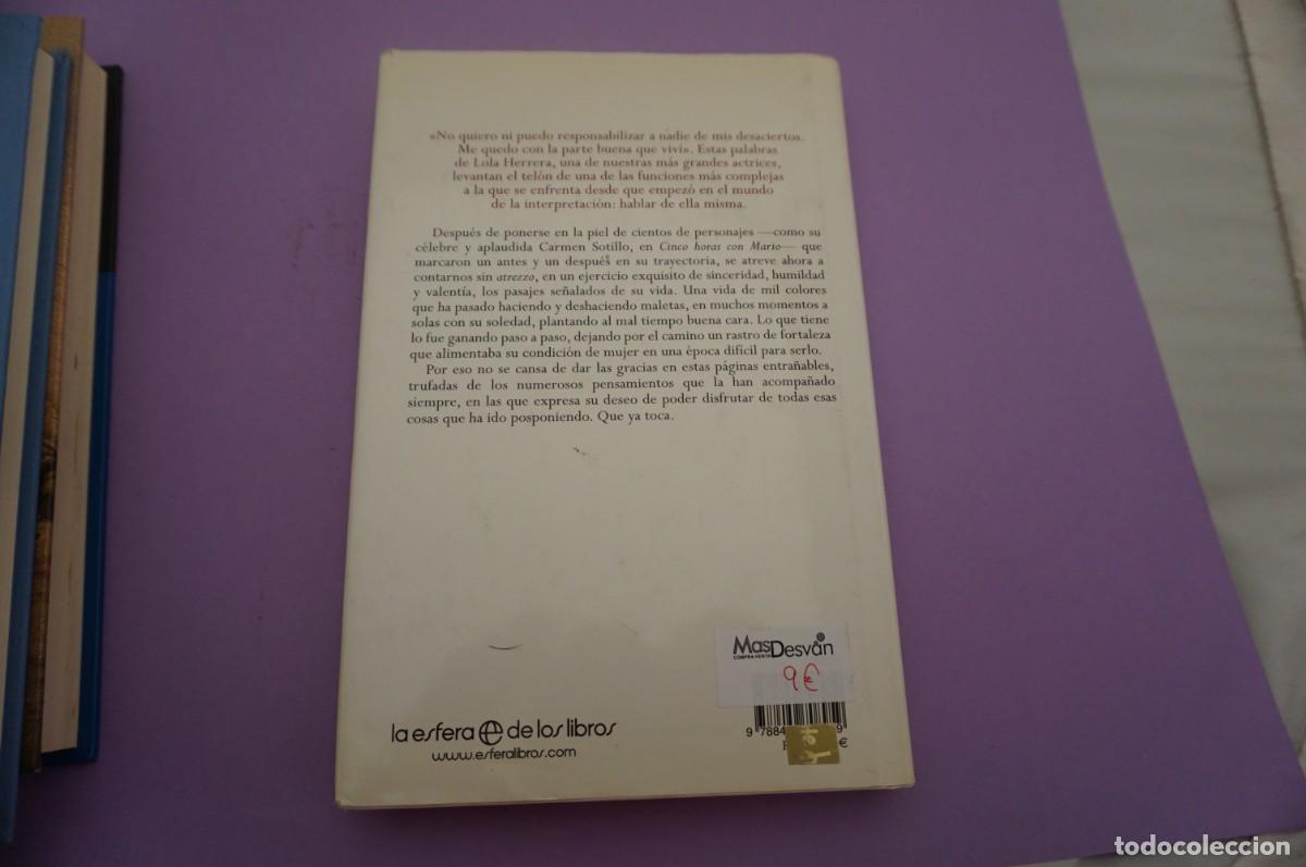 Libros: 12A/ ME QUEDO CON LO MEJOR - LOLA HERRERA / LA ESFERA DE LOS LIBROS - Foto 5