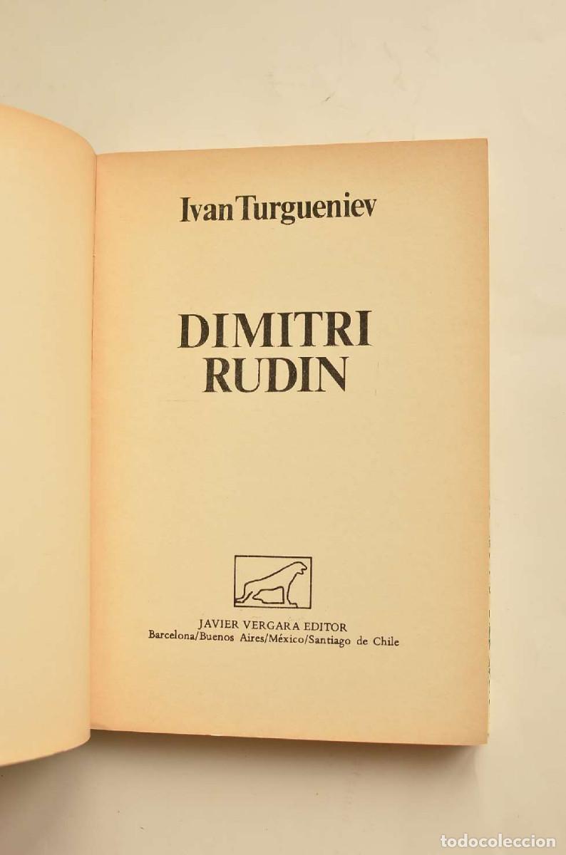Libros: Dimitri Rudin - TURGUENIEV, Ivan - Foto 2