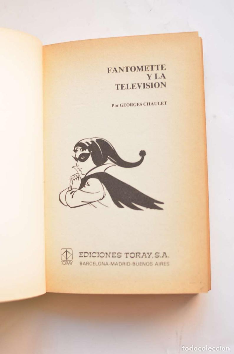 Libros: Fantomette y la televisi&oacute;n - CHAULET, Georges - Foto 2