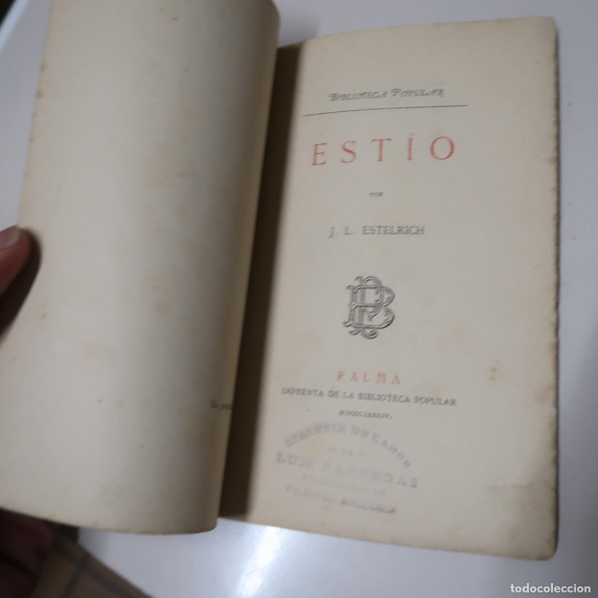 Libros: ESTIO - ESTELRICH, J. L. - Foto 3