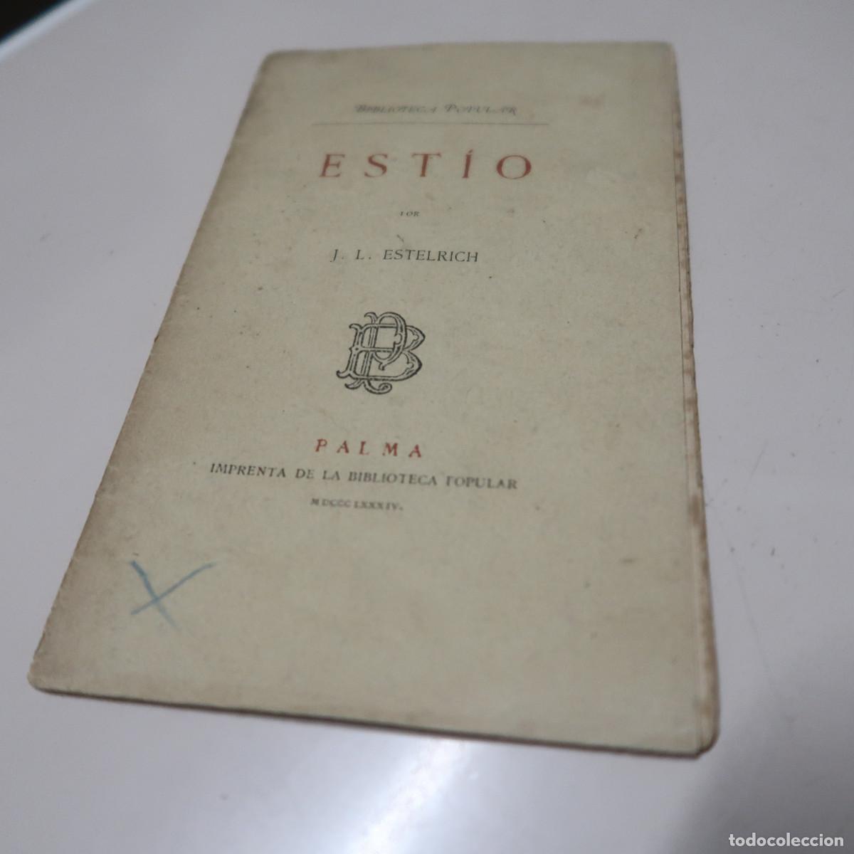 Libros: ESTIO - ESTELRICH, J. L. - Foto 1