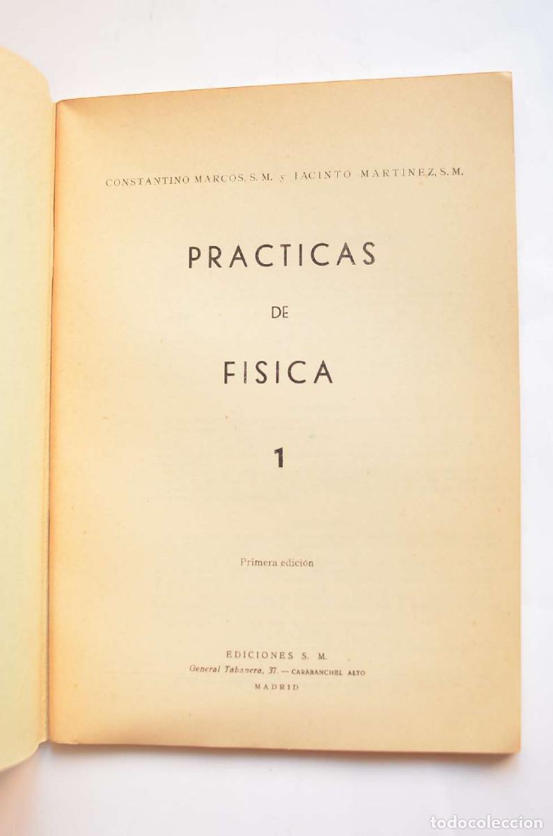 Libros: Pr&aacute;cticas de f&iacute;sica - MARCOS, Constantino y MART&Iacute;NEZ, Jacinto - Foto 2