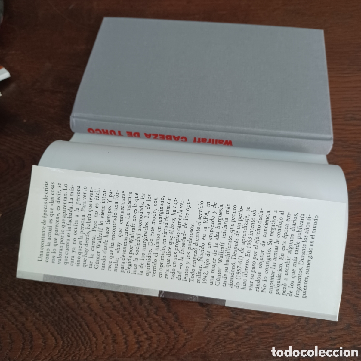 Libros: CABEZA DE TURCO - GUNTER WALLRAFF - Foto 2
