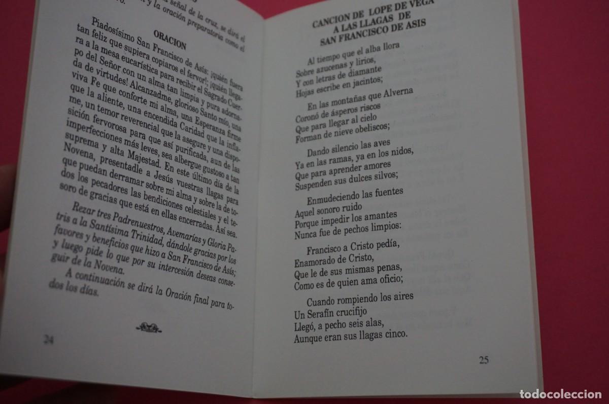 Libros: AMF-17A/ NOVENA A SAN FRANCISCO DE ASIS - Foto 4