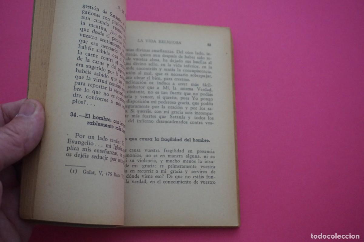 Libros: AMF-17A/ LA VIDA RELIGIOSA - P. M. SULAMITIS / EDITORIAL DIFUSION - Foto 4