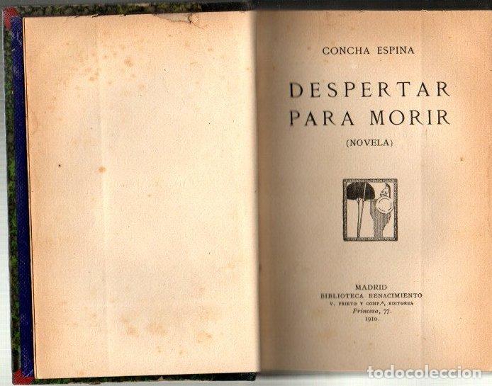 Libros: DESPERTAR PARA MORIR. - ESPINA, Concha. - Foto 1