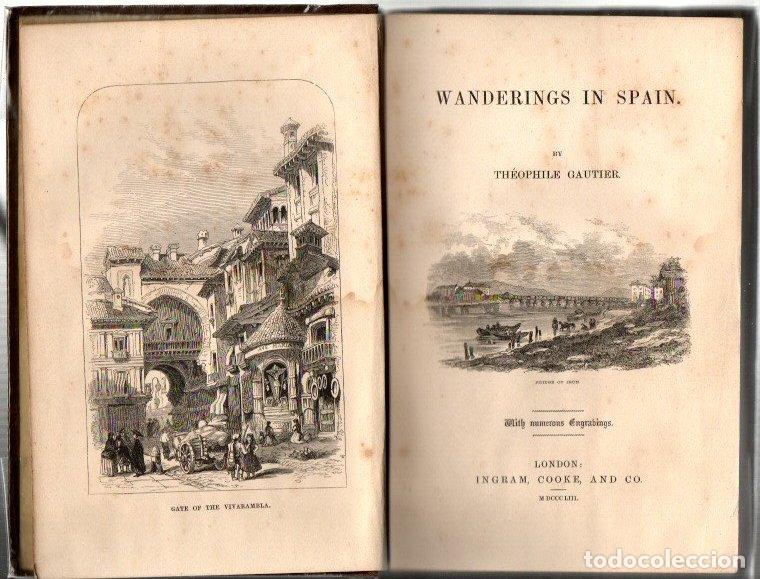 Libros: WANDERINGS IN SPAIN. - GAUTIER, Theophile. - Foto 1
