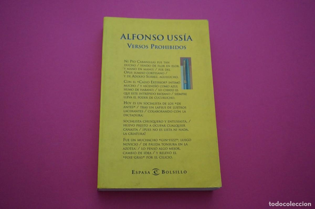 Libros: AMF-18B/ VERSOS PROHIBIDOS LA DECADA PERVERSA - ALFONSO USSIA / ESPASA BOLSILLO - Foto 1