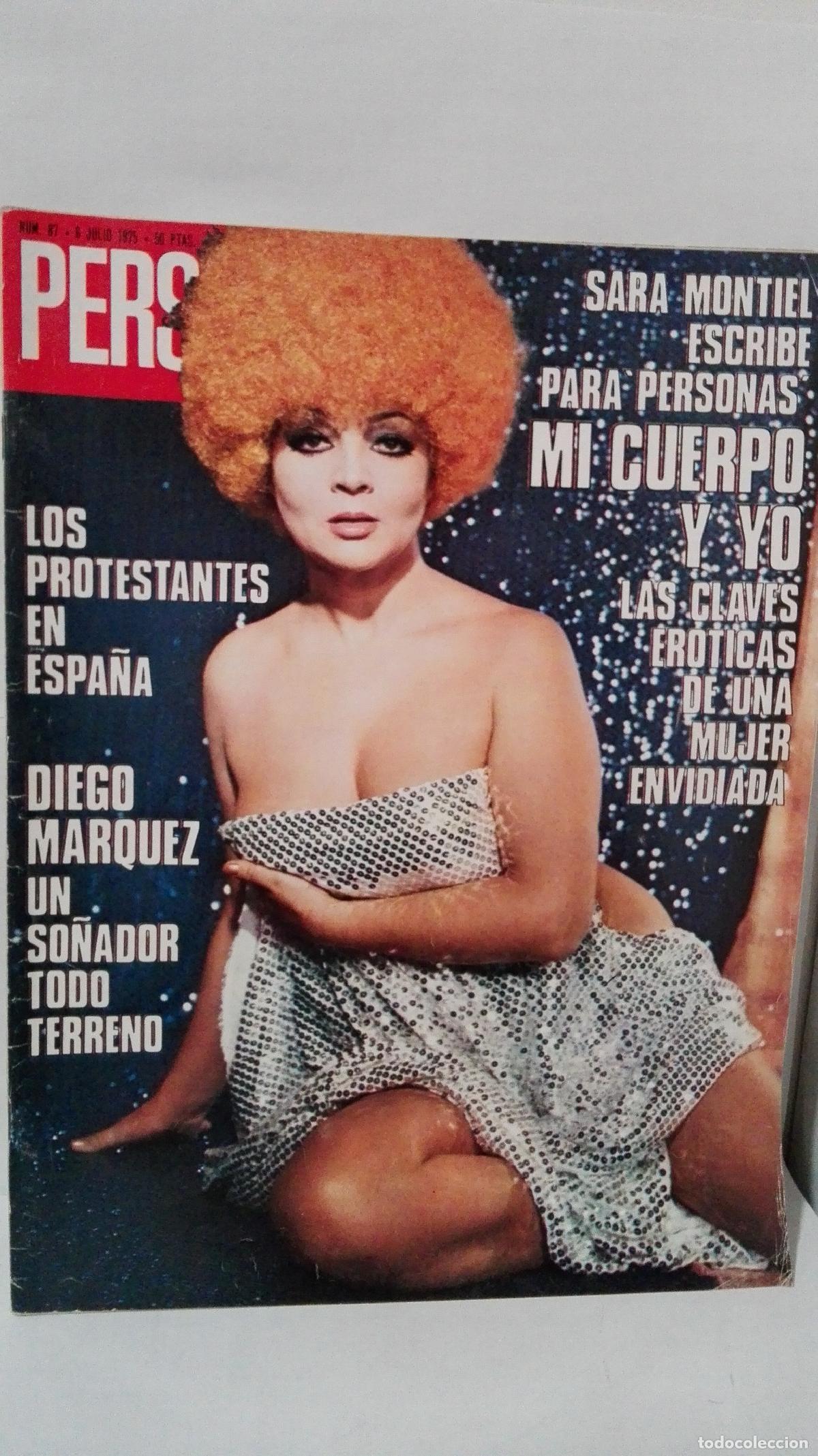Libros: PERSONAS N&ordm; 87-SARA MONTIEL ESCRIBE PARA PERSONAS MI CUERPO Y YO LAS CLAVES EROTICAS DE UNA MUJER EN