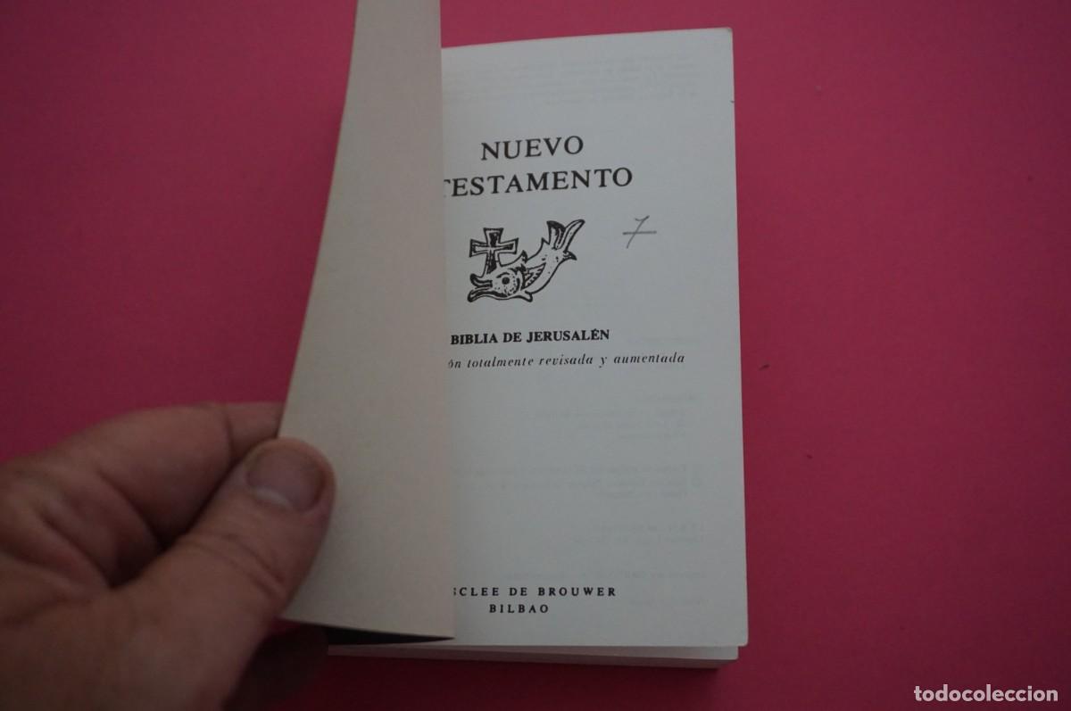 Libros: AMF-17B/ NUEVO TESTAMENTO - BIBLIA DE JERUSALEN / DESCLEE DE BROUWER - Foto 2