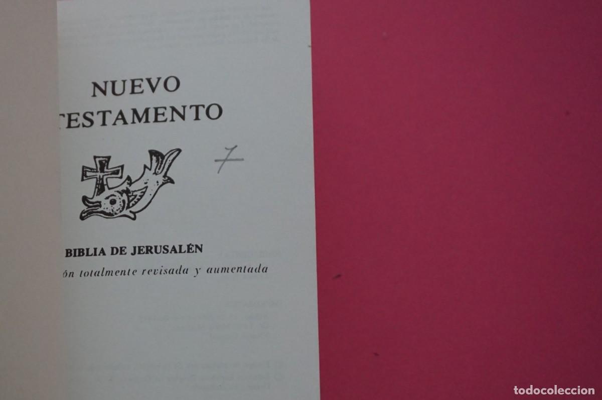 Libros: AMF-17B/ NUEVO TESTAMENTO - BIBLIA DE JERUSALEN / DESCLEE DE BROUWER - Foto 3