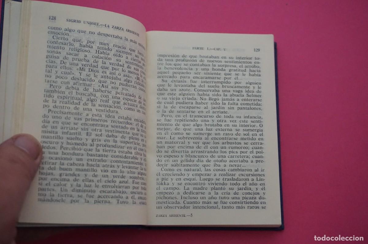Libros: AMF-17B/ LA ZARZA ARDIENTE - SINGRID UNDSET / CRISOL N&ordm; 384 - Foto 3