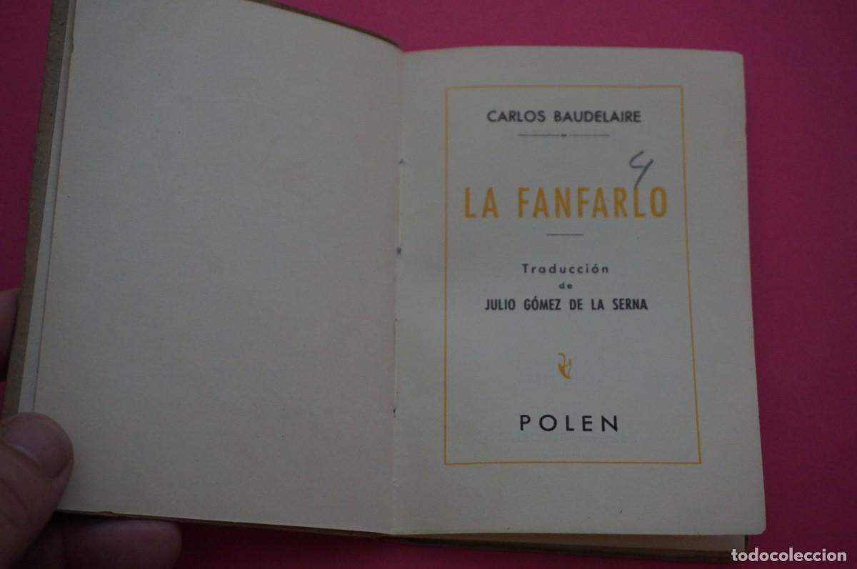 Libros: AMF-17C/ LA FANFARLO - CARLOS BAUDELAIRE / POLEN - Foto 2