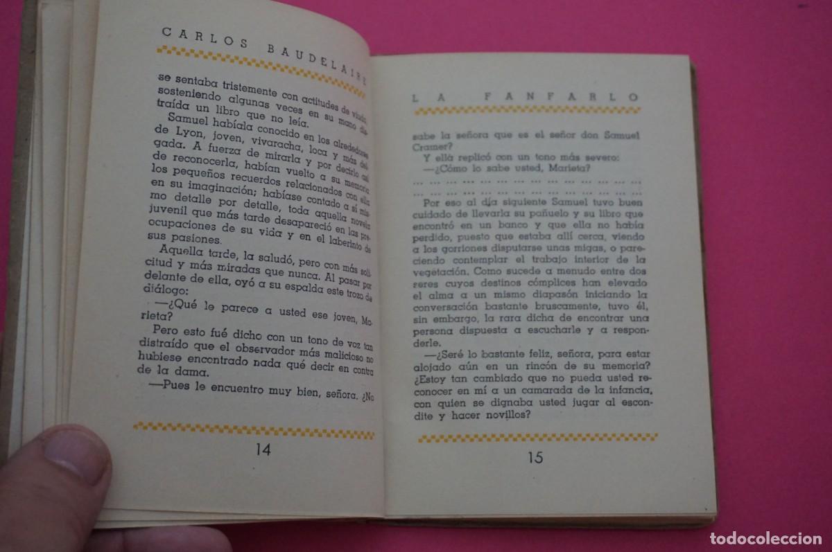 Libros: AMF-17C/ LA FANFARLO - CARLOS BAUDELAIRE / POLEN - Foto 4