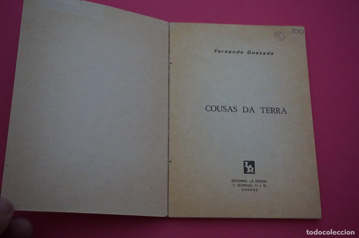 Libros: AMF-17C/ COUSAS DA TERRA - FERNANDO QUESADA / EDITORIAL LA REGION - Foto 2