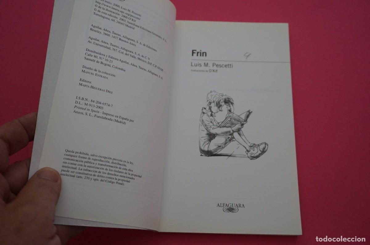 Libros: AMF-15B/ FRIN - LUIS M. PESCETTI / ALFAGUARA EDITOR - Foto 2