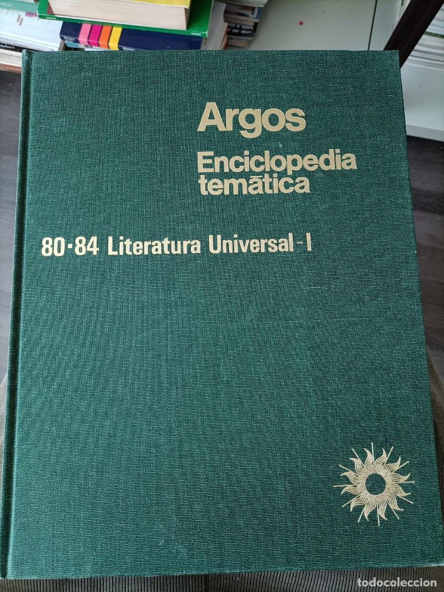Libros: Literatura Universal. 2 Tomos. Argos Enciclopedia Tem&aacute;tica - Foto 1