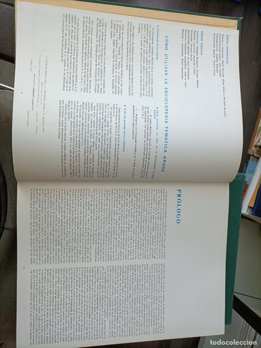 Libros: Literatura Universal. 2 Tomos. Argos Enciclopedia Tem&aacute;tica - Foto 3