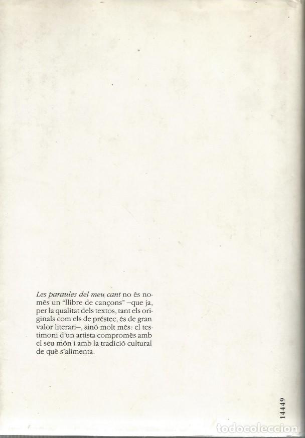 Libros: LES PARAULES DEL MEU CANT - RAIMON - Foto 2