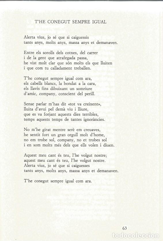 Libros: LES PARAULES DEL MEU CANT - RAIMON - Foto 5