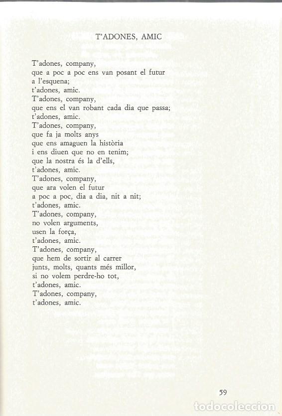 Libros: LES PARAULES DEL MEU CANT - RAIMON - Foto 6