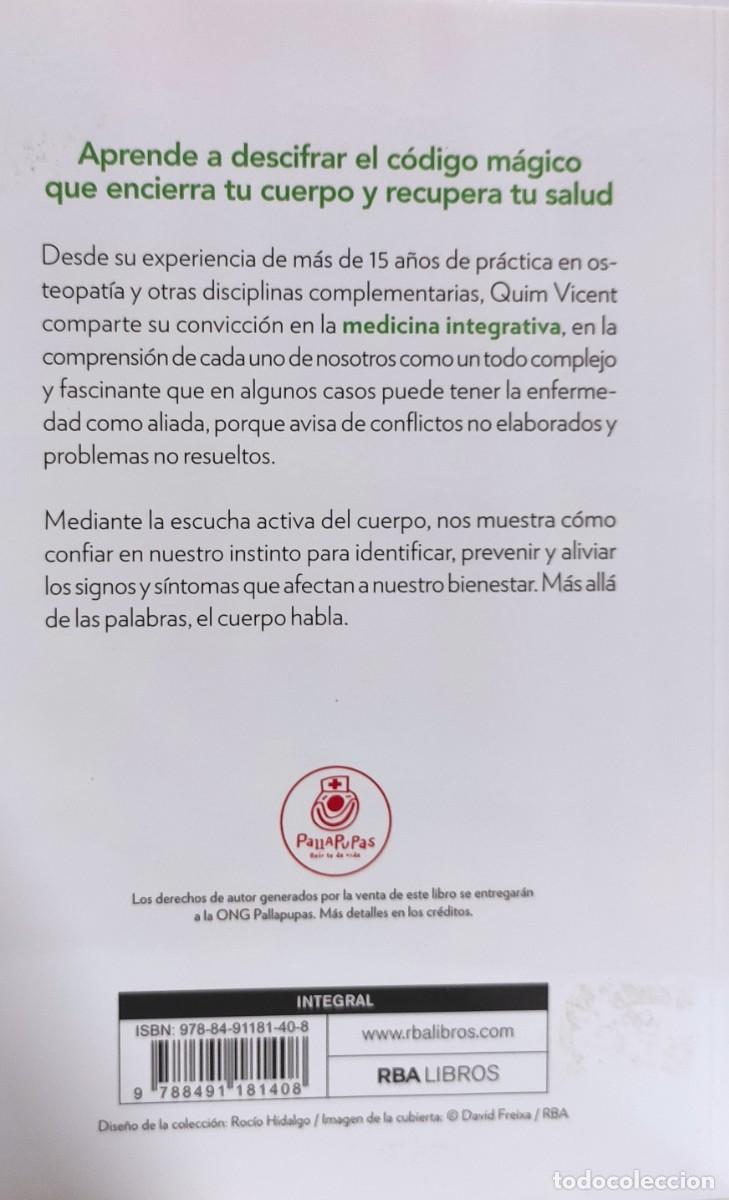 Libros: APRENDE A ESCUCHAR TU CUERPO - QUIM VICENT - Foto 3