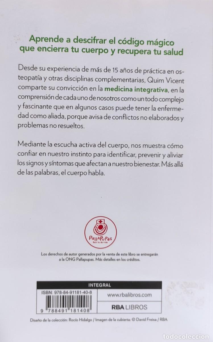 Libros: APRENDE A ESCUCHAR TU CUERPO - QUIM VICENT - Foto 4