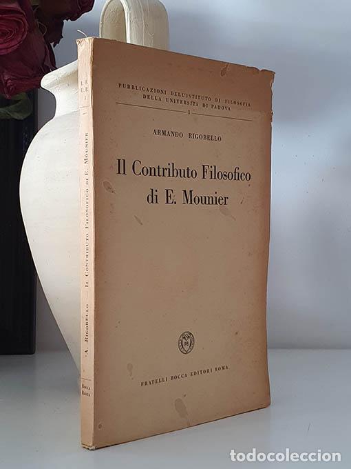 Libros: Il contributo filosofico di E. Mounier - Armando Rigobello - Foto 1