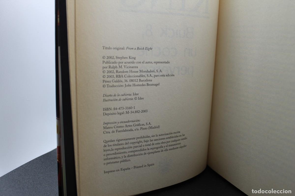 Libros: STEPHEN KING BUICK 8, UN COVHE PERVERSO 2003 - Foto 4