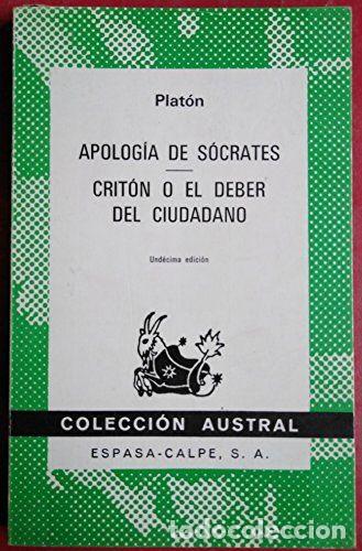 Libros: APOLOG&Iacute;A DE S&Oacute;CRATES - Platon - Foto 1
