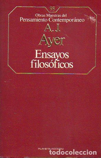Libros: ENSAYOS FILOS&Oacute;FICOS - Alfred Jules Ayer - Foto 1