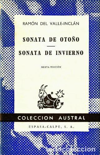 Libros: SONATA DE OTO&Ntilde;O Y SONATA DE INVIERNO - Ram&oacute;n del Valle-Incl&aacute;n - Foto 1