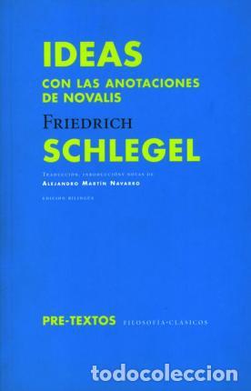 Libros: IDEAS CON LAS ANOTACIONES DE NOVALIS - Friedrich Schlegel - Foto 1