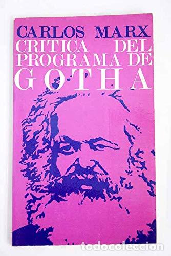Libros: CR&Iacute;TICA DEL PROGRAMA DE GOTHA - Marx Carlos - Foto 1
