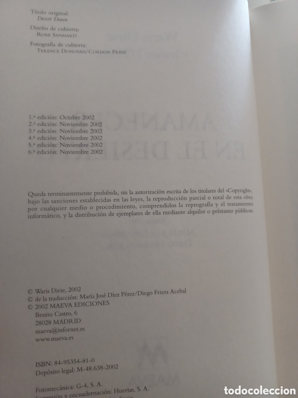 Libros: Barybook C34. Amanecer en el desierto maeva waris Dirie - Foto 5