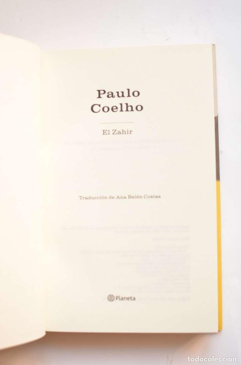 Libros: El Zahir - COELHO, Paulo - Foto 3