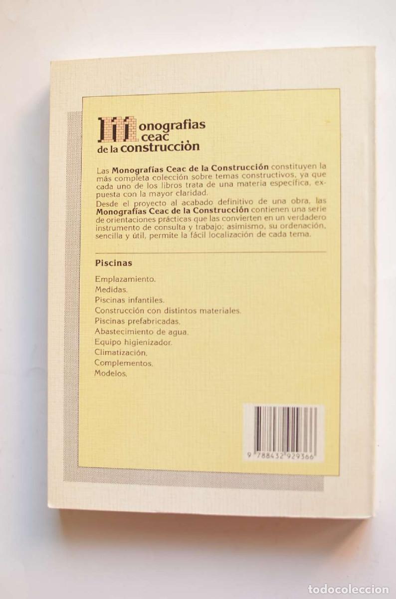 Libros: Piscinas. Proyectos y construcci&oacute;n - CUSA RAMOS, Juan de - Foto 7