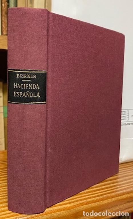 Libros: LA HACIENDA ESPA&Ntilde;OLA - BERNIS, Francisco - Foto 1