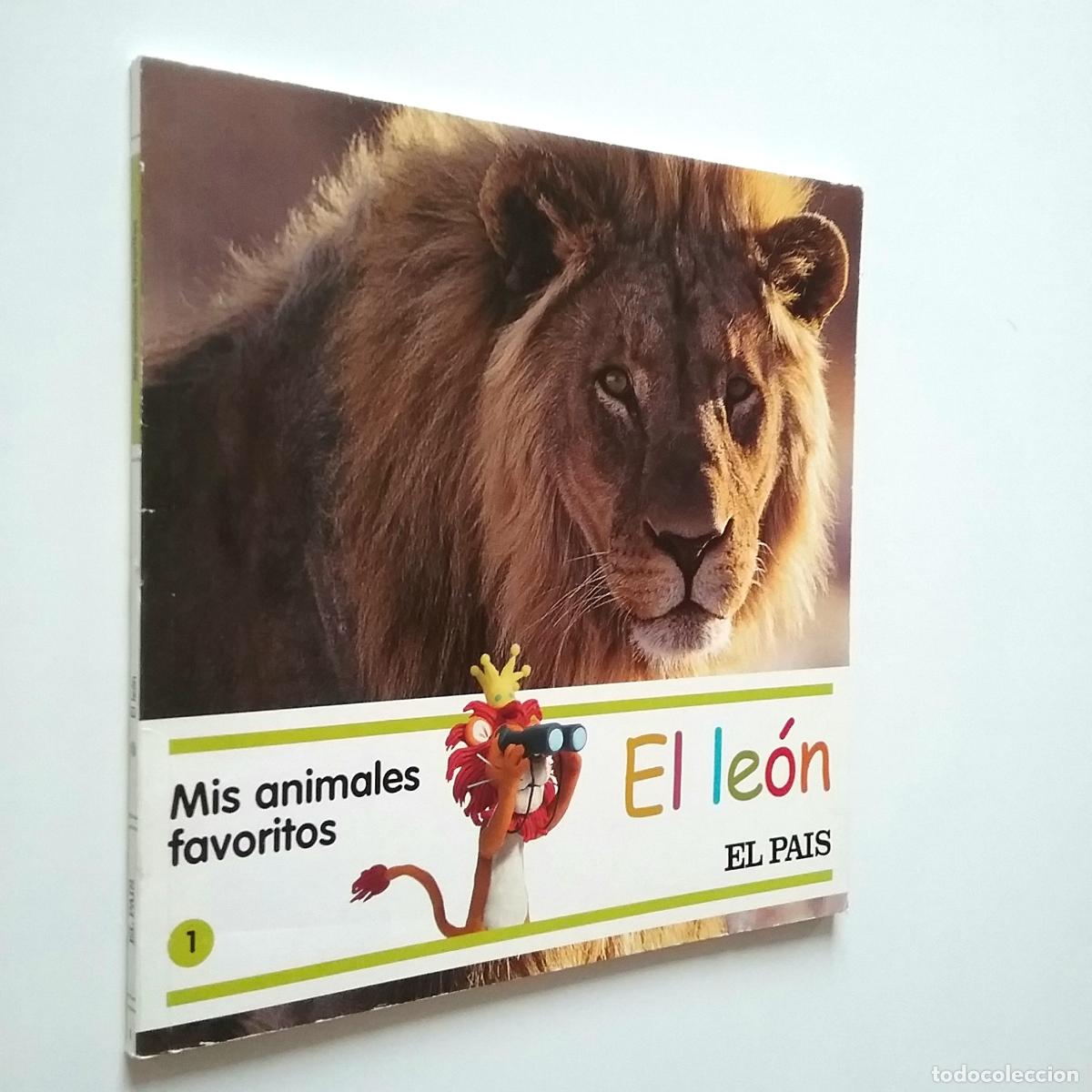 Libros: Mis animales favoritos, 1. El le&oacute;n - Foto 1