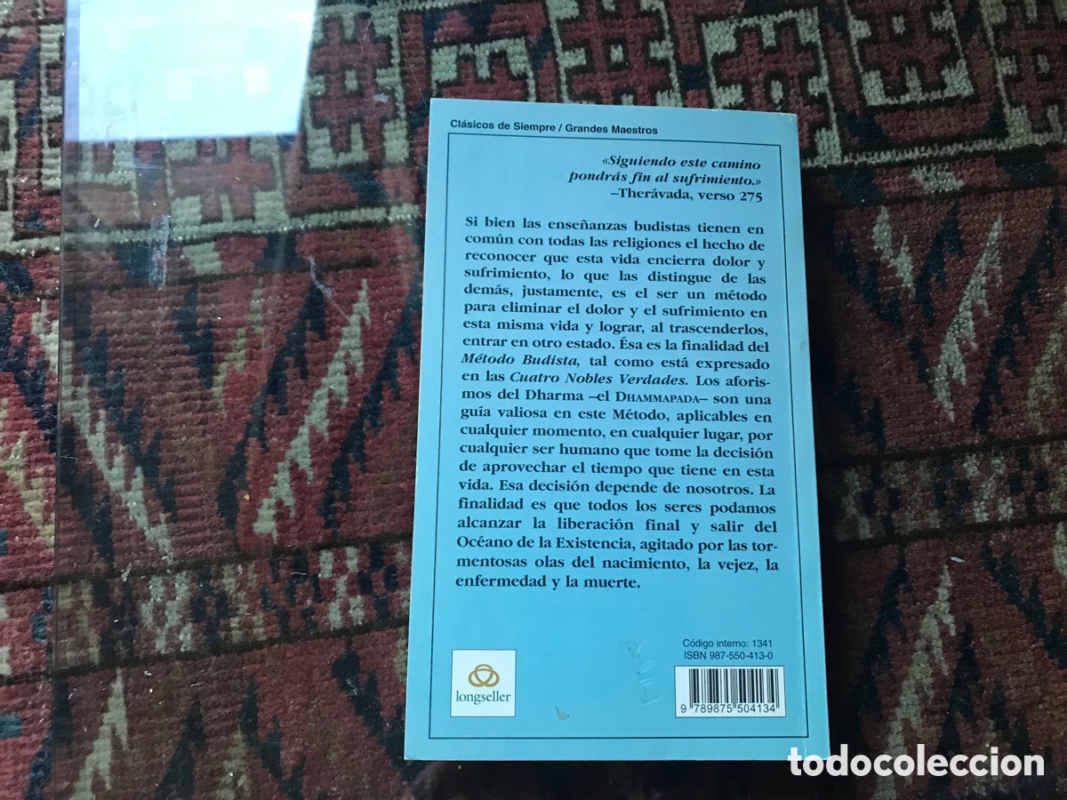Libros: Dhammapada. Los aforismos del Dharma. Versi&oacute;n completa. Como nuevo - Foto 3