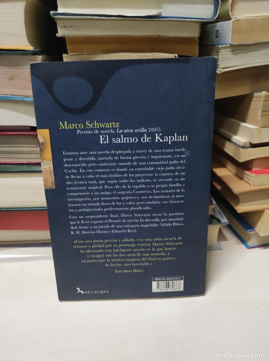 Libros: EL SALMO DE KAPLAN MARCO SCHWARTZ - Foto 2